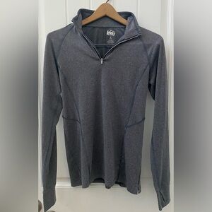 Women’s REI co-op Quarter Zip Gray Size Small